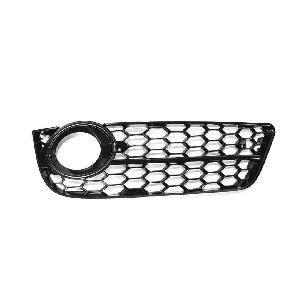 One Pair Honeycomb Front Standard Bumper Fog Light Grille Cover Replacement for A5 2008-2011