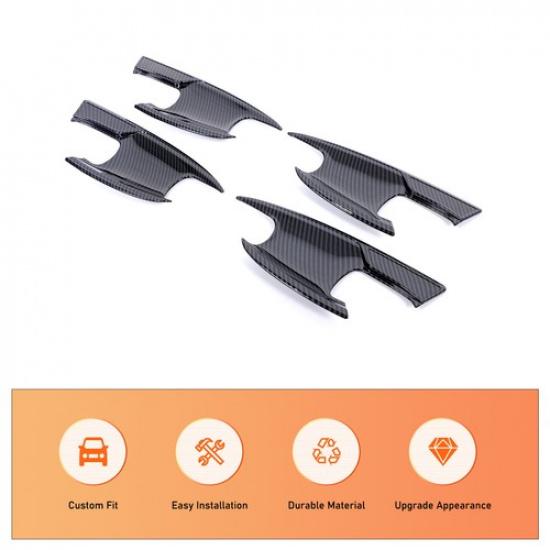 ABS Kohlefaser Außen Außentürschale Abdeckung Zierleiste Für MG4 MG 4 EV EH32 22-25