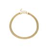 Elegant Gold Titanium Necklace Contemporary Ins Hip Hop Choker For Trendy Style Womens