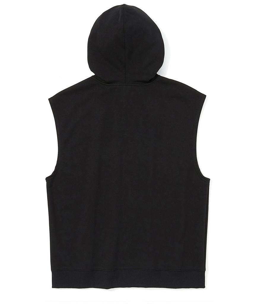Kulte Palm Tree Hood Vest Black