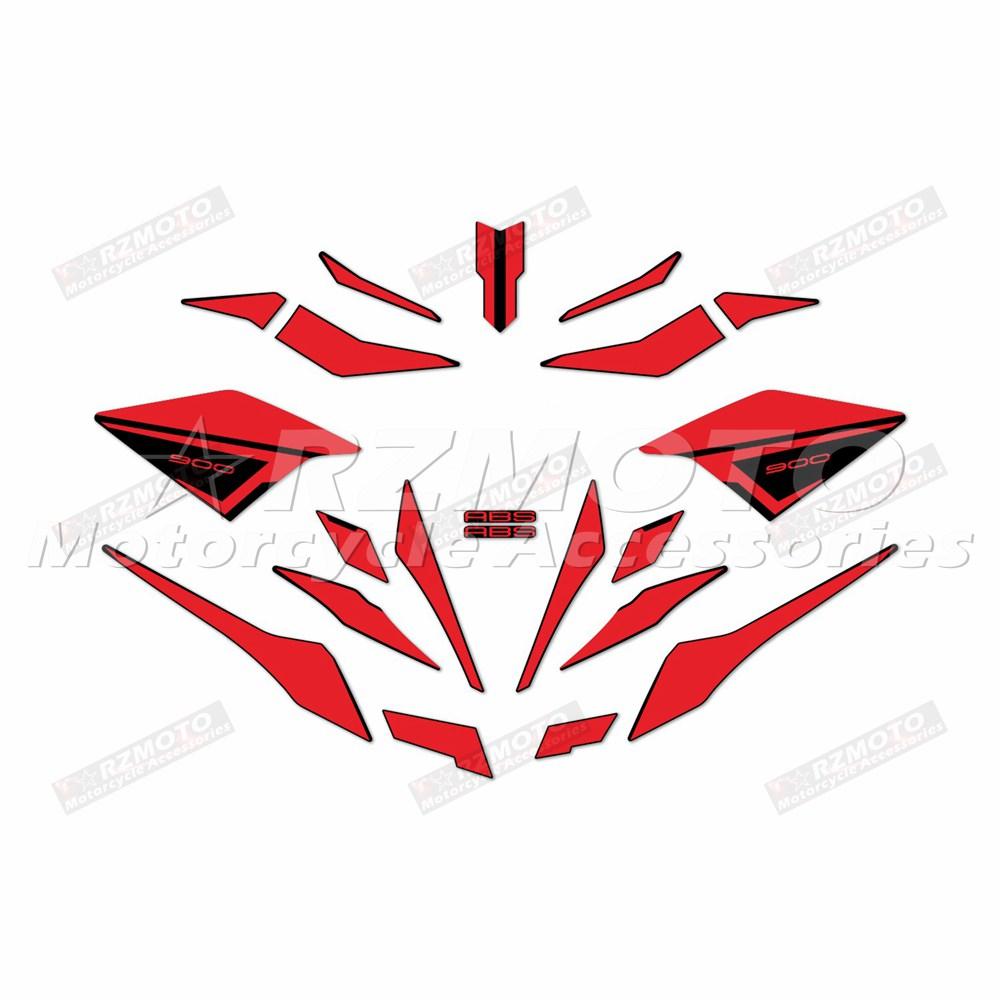For Z900 Motorcycle Stickers Body Racing Decoration Fuel Tank Fairing Windshield Helmet Reflective Anti-Water Stickers