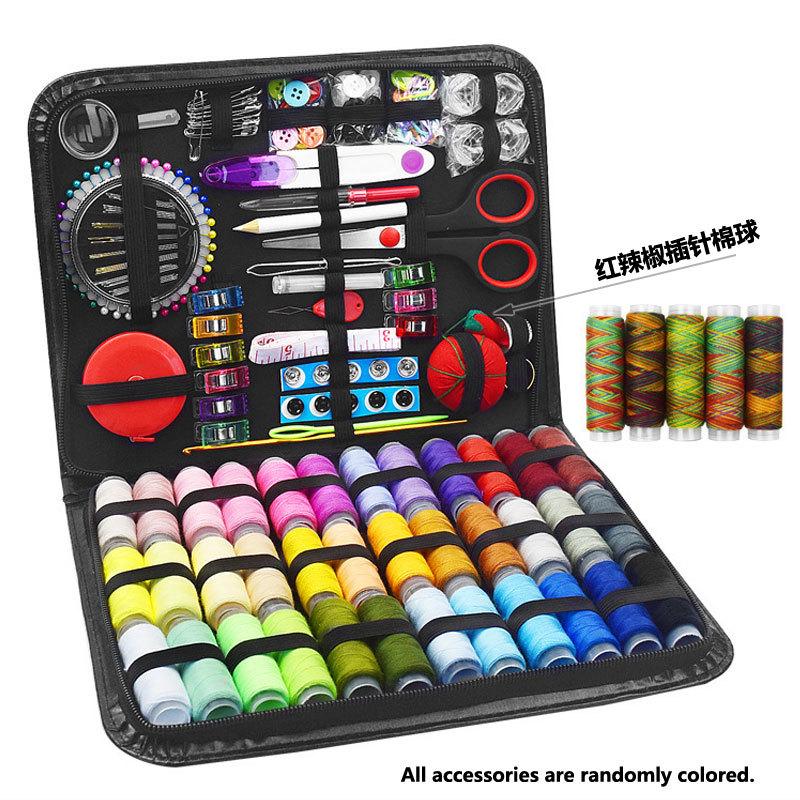 Portable Needle and Thread Kit - Home DIY Sewing Tool Set, Household Sewing Box