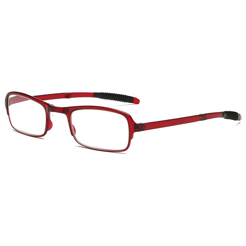 Unisex TR Spectacle Frame Frame Presbyopia Eyeglasses with Box Luxury Design Folding Reading Glasses Far Sight Prescription Eyewear Diopter 0 -4.0