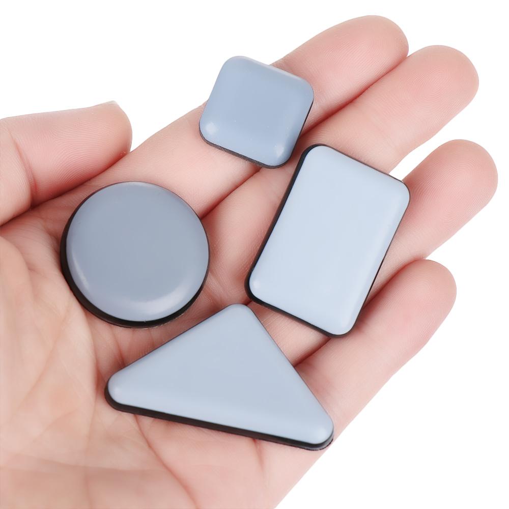 4Pcs Self-Adhesive Anti-abrasion Furniture Leg Slider Pads Floor Protector Easy Move Heavy Table Sofa Slider Mat Chair Fittings