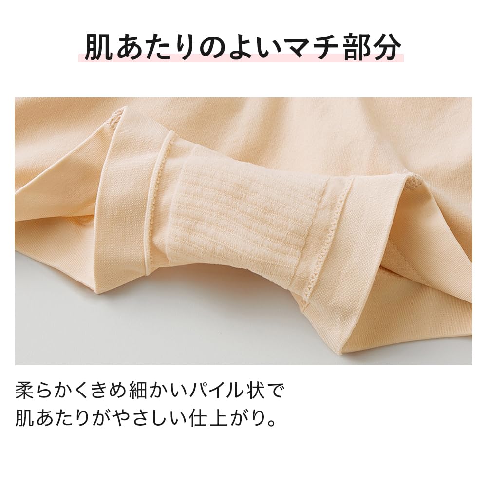 Gunze Tuche Boxer Soft Fits the Size Length Shorts, Stretch, Material, Body, 3-Piece Set, Black, M, TV2662R/TV2662Z, Women's, 1/4