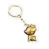 Keychain Pendant Little Deer Design Zinc Alloy Key Chain with Metal Ring Chain Buckle Portable Lightweight Key Holder Backpack Car Accessory