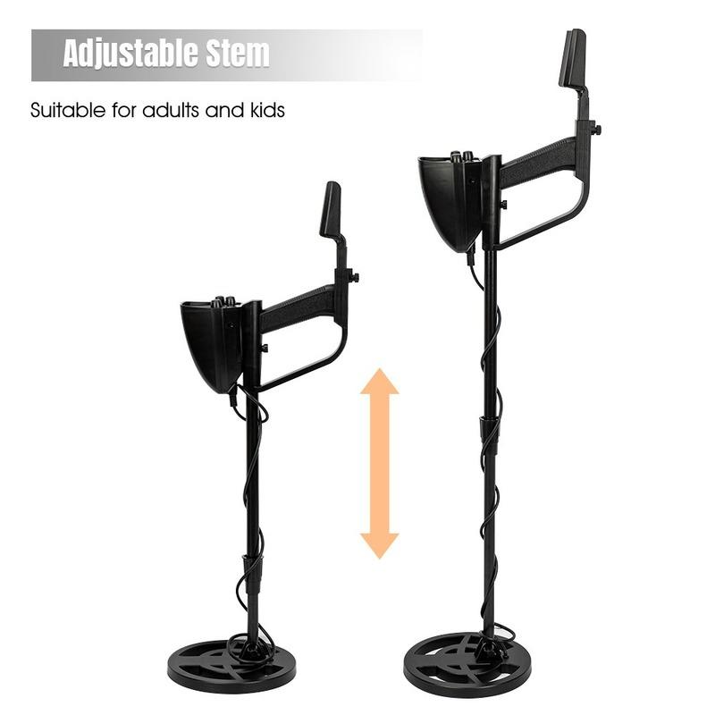 GTX4080 Metal Detector Underground Gold Detector Metal 8 Inch Coil Pinpointing Gold Treasure Deeper Portable Hunter Detector