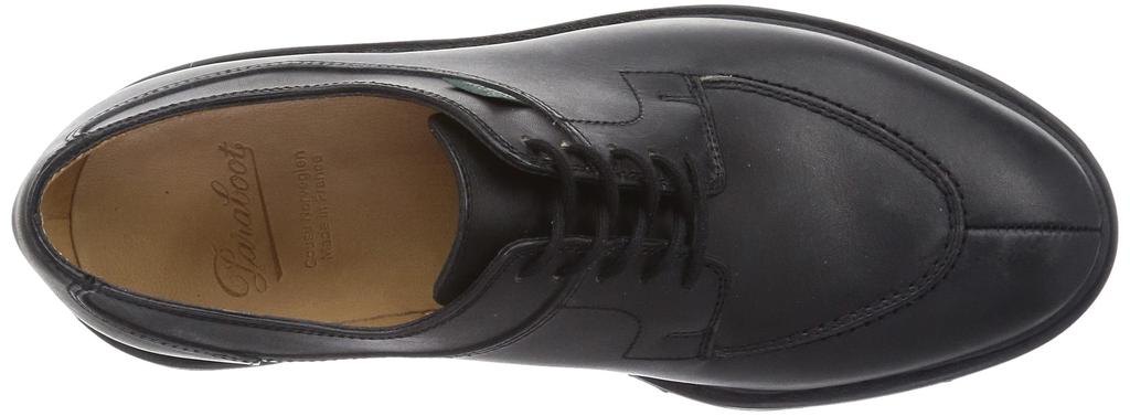 Paraboot Avignon Size Lace-Up Shoes, Men's, Black, 27.5cm (705109)