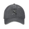 Vintage F-Caw-F Crow Funny Meme Baseball Cap Men Women Distressed Denim Headwear Dark Humor Black Bird Outdoor Workouts Gift Hat