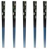 5 Made In PID591552 Japanese-style Chopsticks, "Wagokoro" Design, Pairs. Material Wood. Japan.