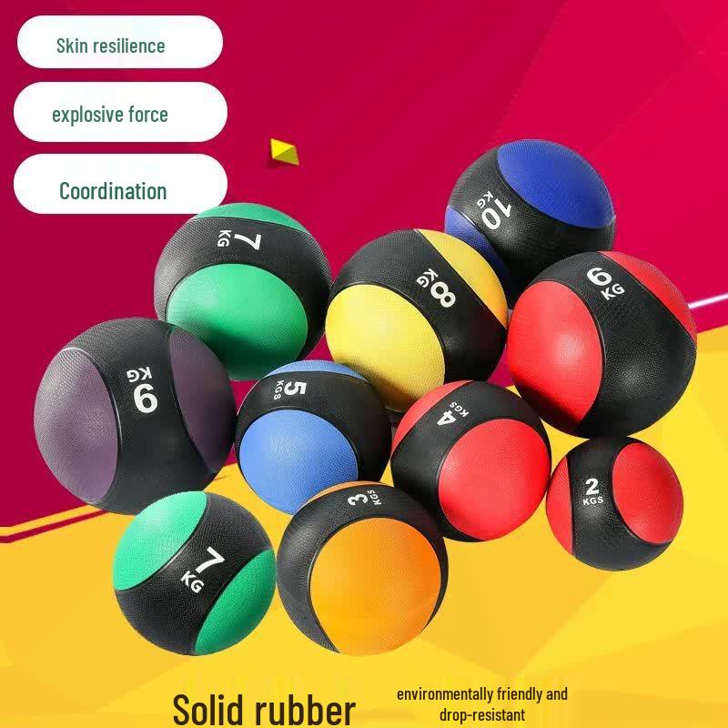 Solid Rubber Medicine Ball