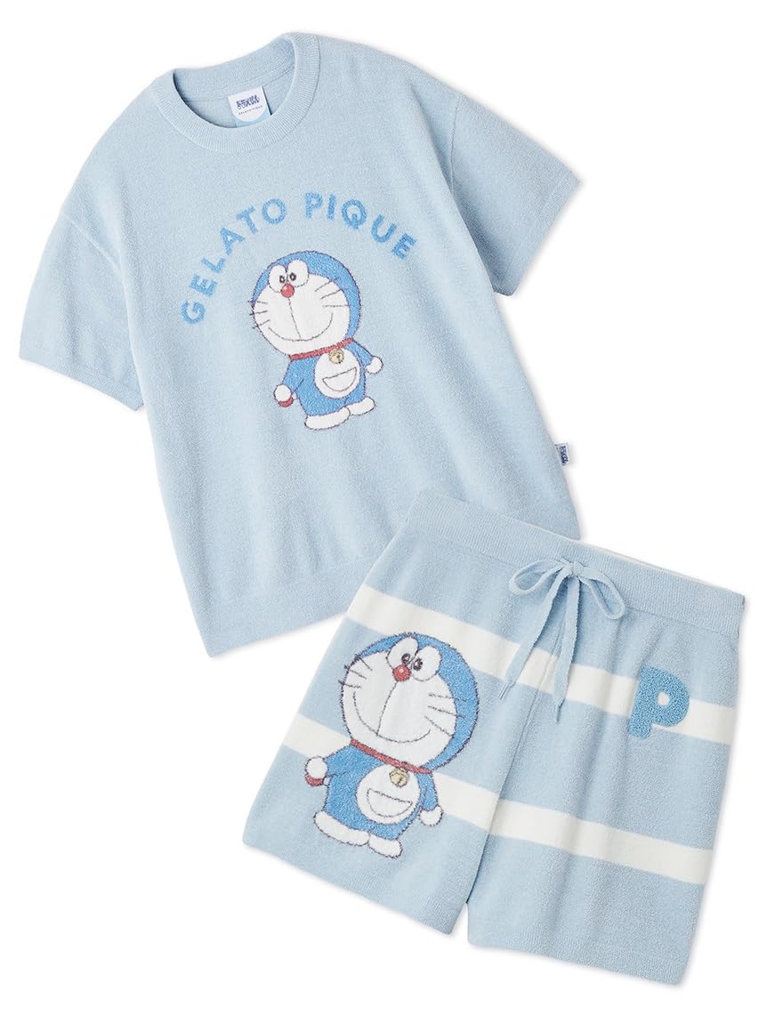 

Gelato Pique Doraemon Jacquard Pullover Shorts Set Women s & (PWNT254005 BLU)