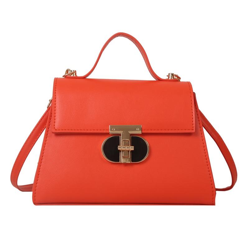 

2023 Summer New Korean Version Ins Simple Solid Color Handbag Street Fashion Style