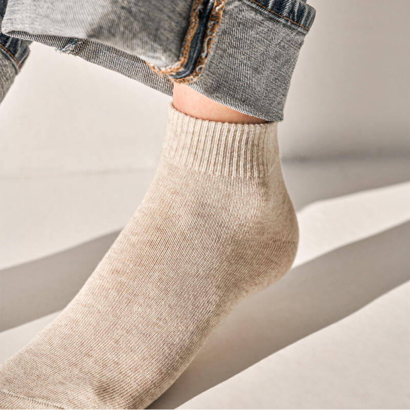 

Женский базовый короткий набор из 5 предметов цвета овсянки Woman(220~250mm)