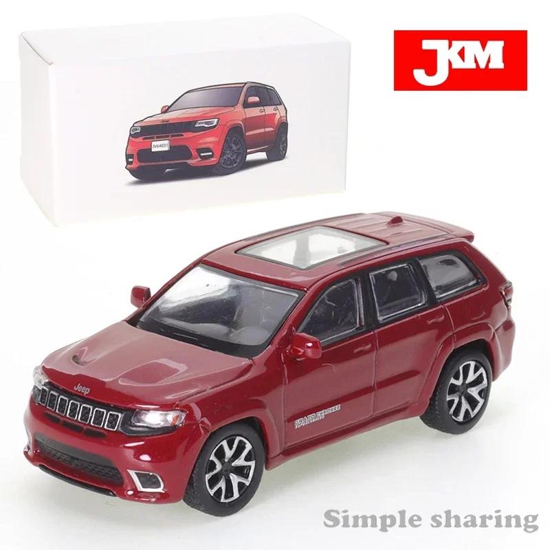 JKM 1/64Jeep Grand Cherokee Trackhawk Magotan PASSAT 2019 Mazda6 Alloy Automobile Die Casting Model Kids Xmas Gift Toys for Boys