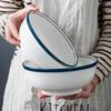 Anti-Scald Ceramic Noodle and Soup Bowl