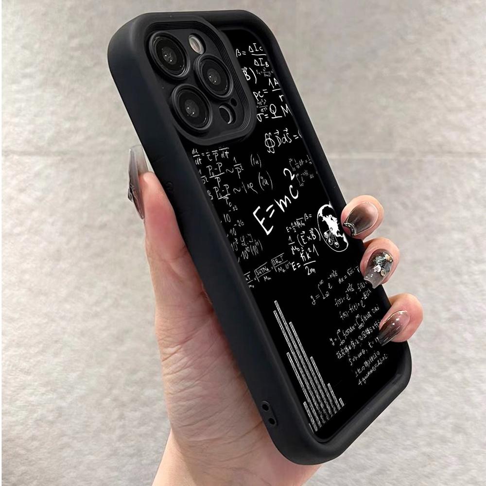Angel Eye TPU Soft Phone Case for Samsung A05 A13 A23 A53 A14 A24 A34 A54 A15 A25 A35 A55 S20 S23 FE S24 Ultra Ae71 Creative Brain Mathematicians