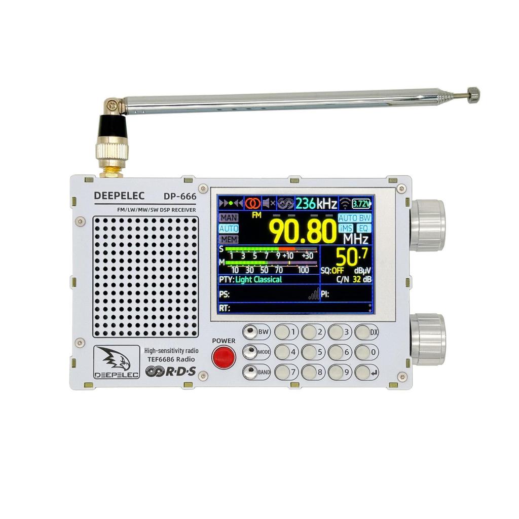 TEF6686 High Sensitivity DSP Radio - Full Band AM/FM/Shortwave DP-666