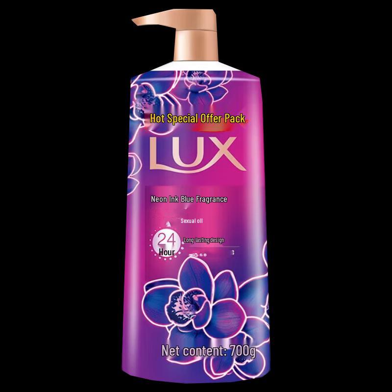 Lux Neon Black Orchid Fragrance Shower Gel