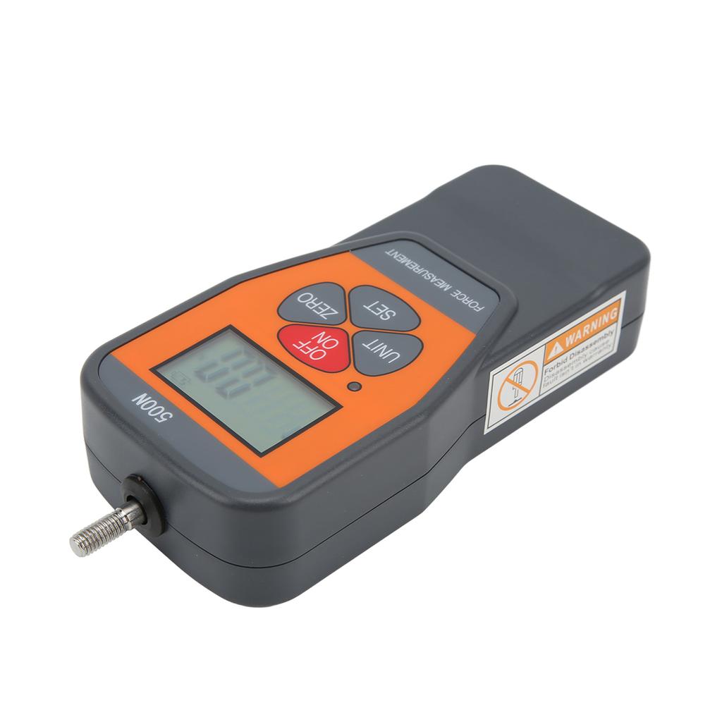RuoShui 500N Digital Force Gauge with LCD Backlight Screen Portable Handheld Dynamometer