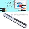Portable Scanner, 900 DPI Handheld Image Scanner with Storage Bag, Scan Wand Photo Scanner for A4 Documents, Photos, Pages, and Text (Silver)
