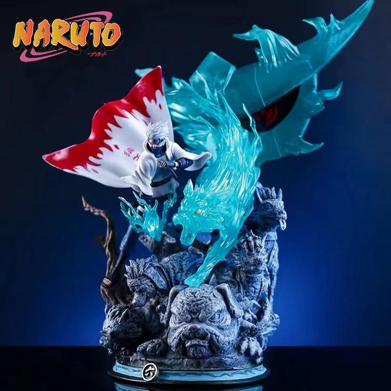 26CM Naruto Anime Figure Hatake Kakashi Statue Figurine Model Doll Ornament Collection Room Decora Desk Toy Gift