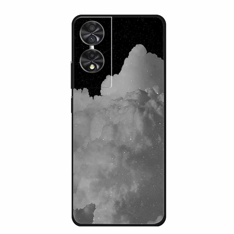Para TCL 40 NxtPaper 4G 6.78" Funda Animales TPU Silicona Suave Fundas de Teléfono Cubierta para TCL40 NxtPaper Protector Lobo Dibujos Animados Coque