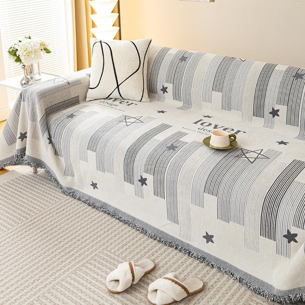 Chenille Four Seasons Universal Non-Slip Sofa Cover Cover All-Inclusive Universal Sofa Cover Full Covered Cloth Anti-Scratching
