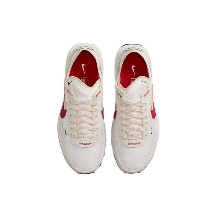 Nike Waffle One SE Sail Gym Red Damen-Sneaker Weiß Perlweiß Schwarz DX4309-100