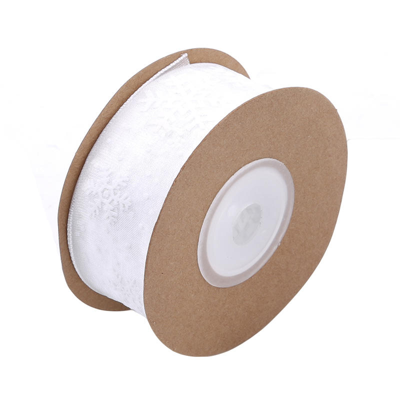 Christmas Printed Ribbons Crafts Sewing Clothing Gift Bow Natural Organza Satin Ribbon Wedding Diy Trim Fabric Decor Accessories