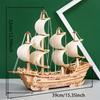 Handcrafted 3D Wooden Ship Puzzle - Educational Art & Craft Kit, Ideal Gift for Friends and Family, Perfect for Room Decor
