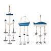 Rustic Ocean Windchime Coastal Beach Theme Wooden Hanging Decor with Hemp Rope for Indoor Outdoor Nautical Patio Garden Decor