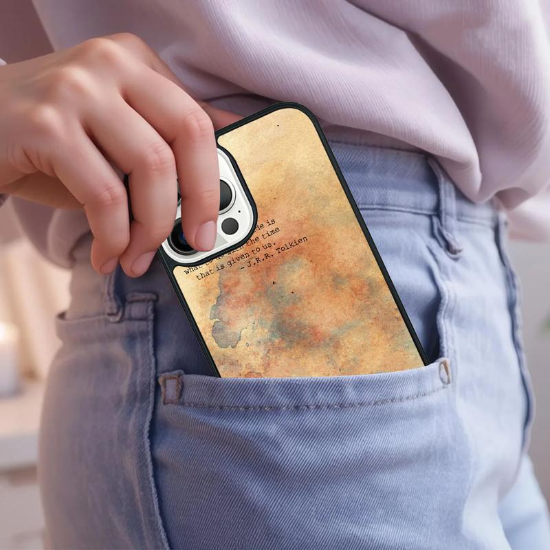 vintage jhon green quotes nspiration Phone Case For iPhone 17 Air 15 16e 14 13 Pro Max Coque 12 11 Pro Max PLUS cover