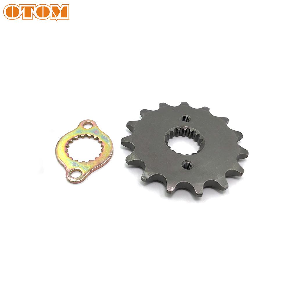 OTOM Motorcycle 520-15T Front Sprocket Chain Locking Clip For HONDA XR400R TRX400EX ATV UTV Off-road Motocross Accessories Part