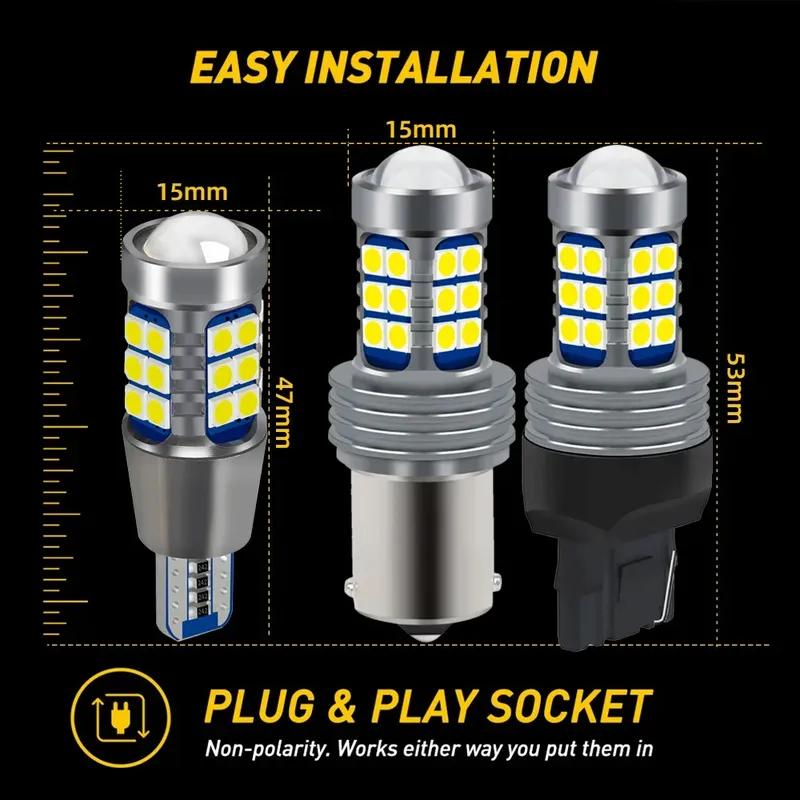 2pcs LED Reverse Light For Mercedes Benz Sprinter B901 B902 B903 B904 B905 B906 B907 B909 B910 Accessories 1995- Backup Back