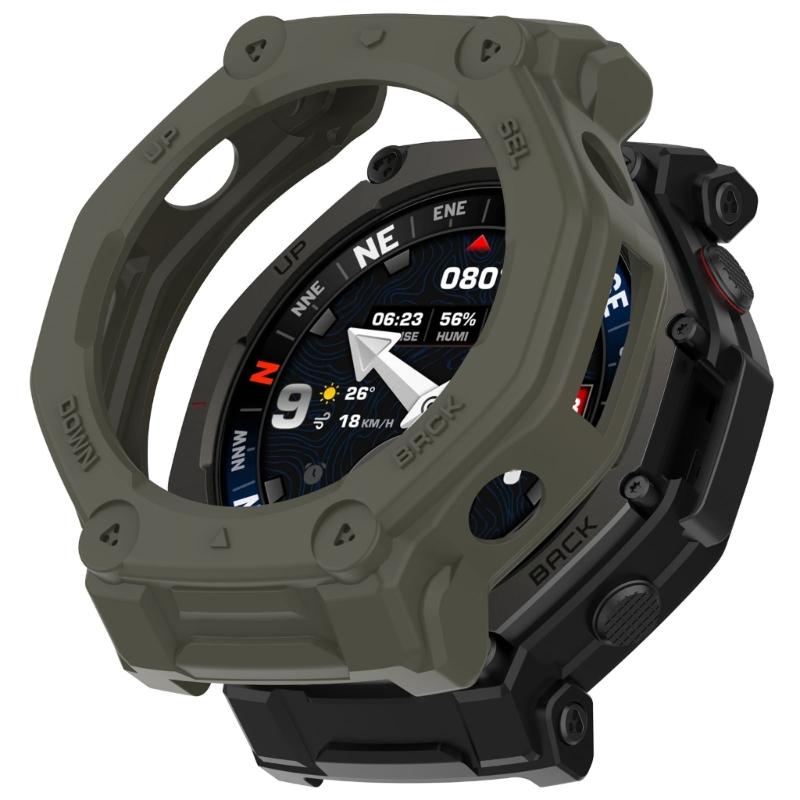 Lichtgewicht Skeletons Beschermhoes Sterke TPU Cover Half Gesloten Beschermende Schaal Horloge Accessoires voor Smartwatches