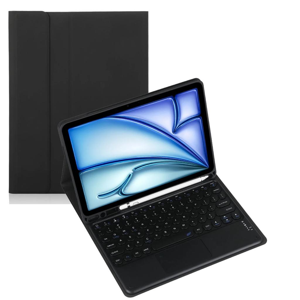 Circular Keyboard Case & Mouse for Samsung Galaxy Tab A8 10.5inch Tablet Spanish/Japanese/Hebrew/Arabic/Ltalian Keyboard Cover
