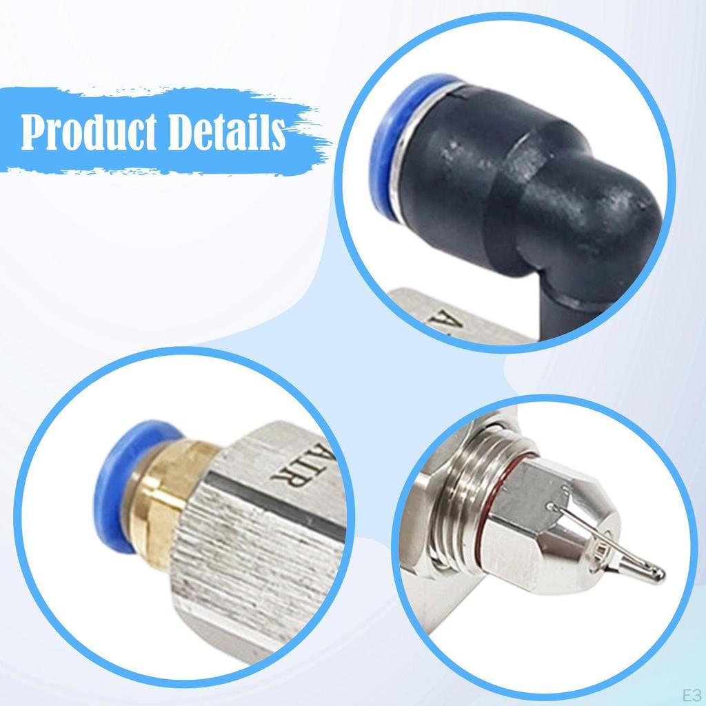 Stainless Steel Atomization Nozzle Air Atomizer Spray Compact Dry Fog Mist Atomizing for
