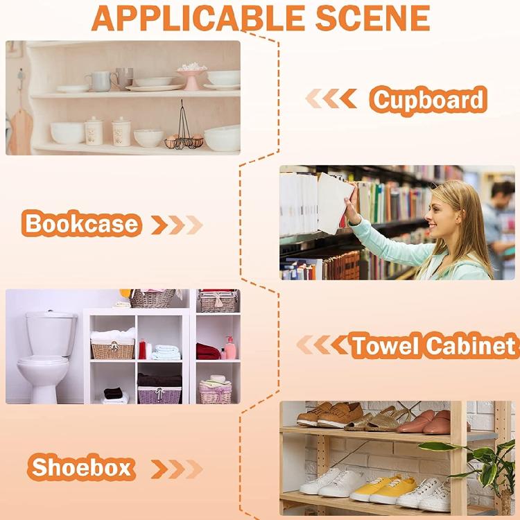 Flexible Divider Organizers Display Rack For Efficient Closet Storage Solution