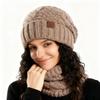 Warm And Cold-proof Knitted Hat With Ear Flaps And Woolen Cap