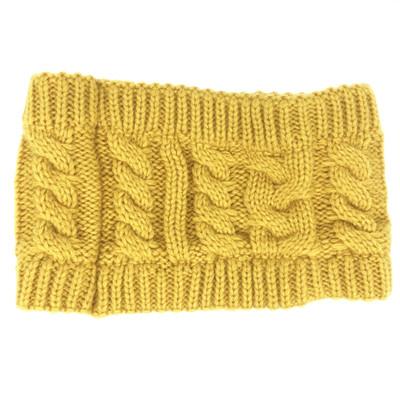 Women Solid Color Knit Topless Wool Hat Warm Winter Skullies Beanies Snow Cap