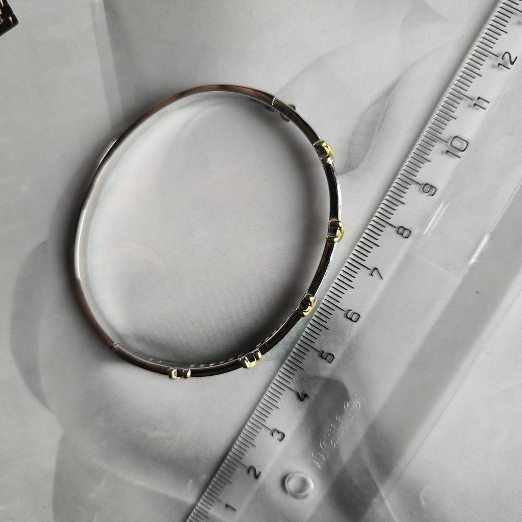 Silver Bracelet with Cubic Zirconia, Item Weight 14.37 G (2197010)