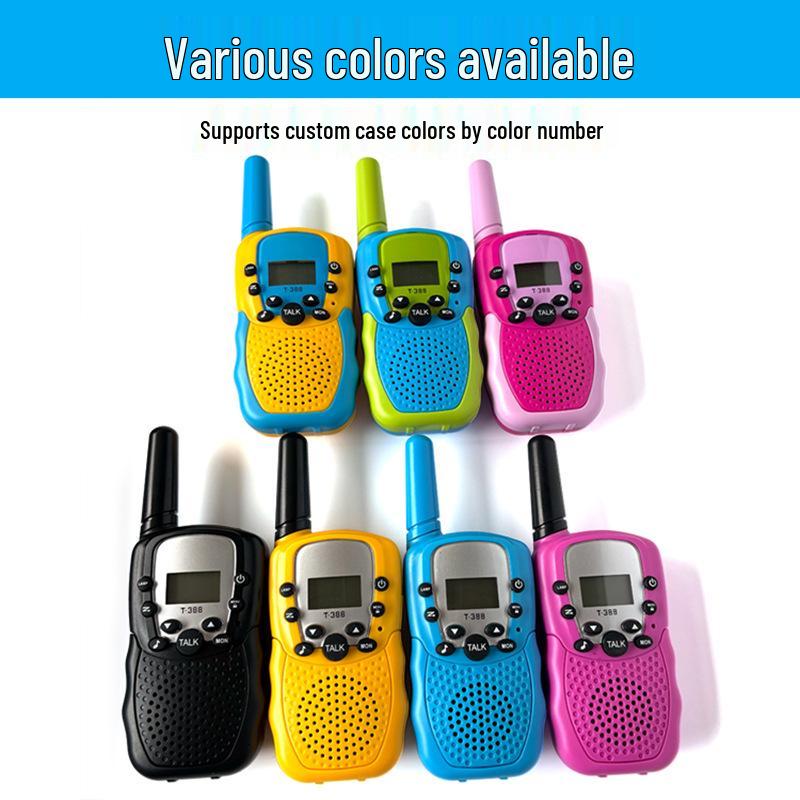 T388 Kids' Outdoor Walkie-Talkie for Parent-Child Activities - Mini Handheld Wireless, Battery Powered