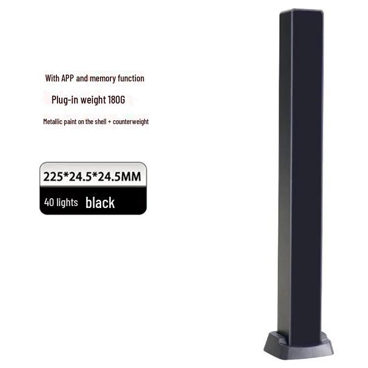 Bluetooth Voice-Controlled RGB Sensor LED Light Bar - Music Rhythm & Atmosphere Light for Desktop or Car.
