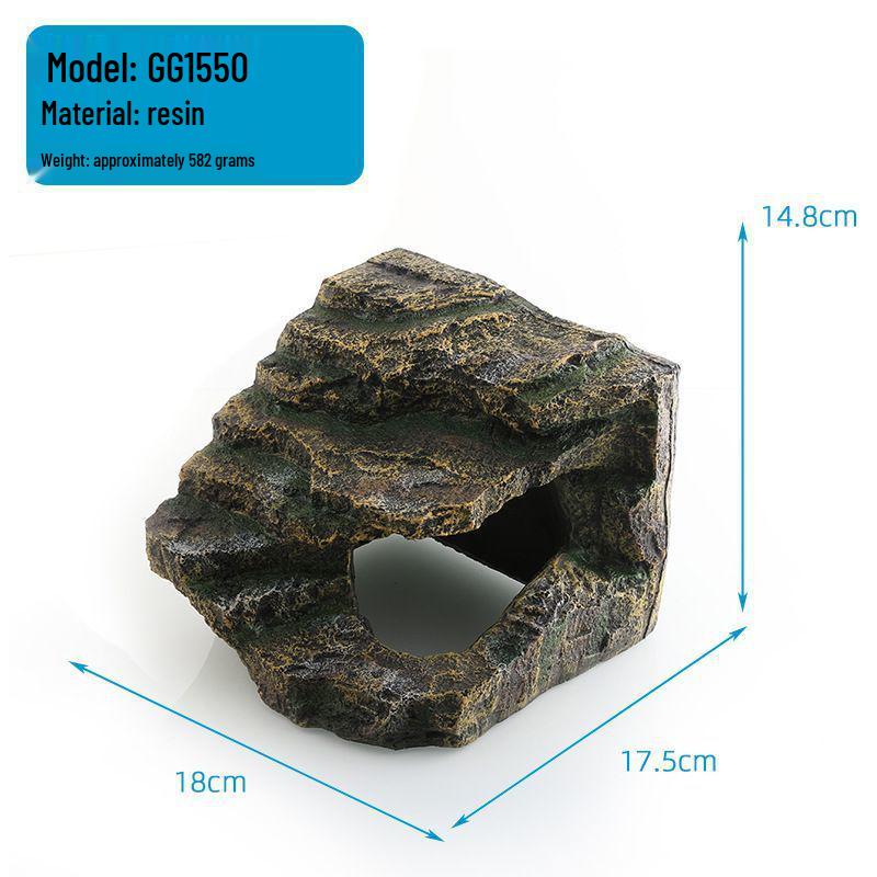 Platformă pentru Broaște Țestoase la Soare și Ascunzătoare: Loc de odihnă plutitor doi-în-unu și rampă de cățărare pentru țestoase cu tâmple roșii și țestoase de iaz chinezești