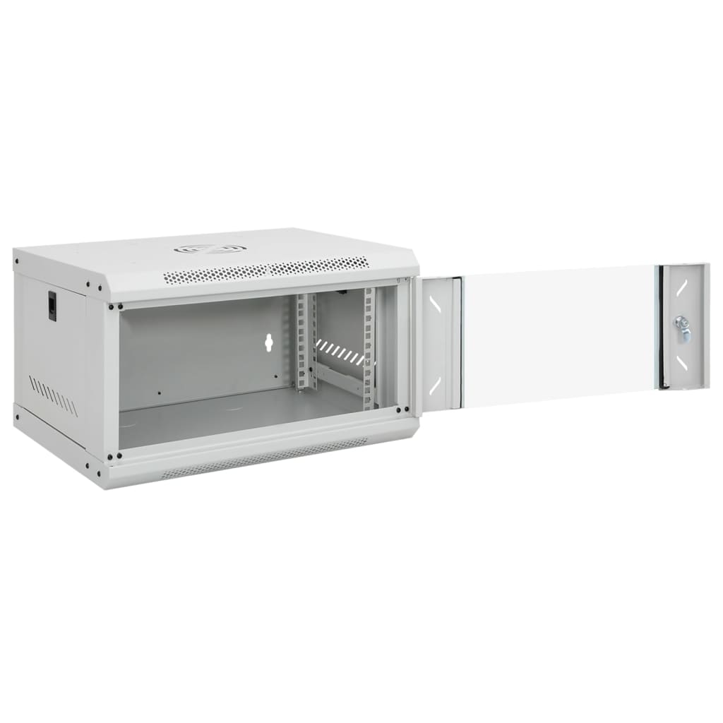 Vidaxl Ścienna Szafka Serwerowa 6U, 19", Ip20, 53X40X30 Cm