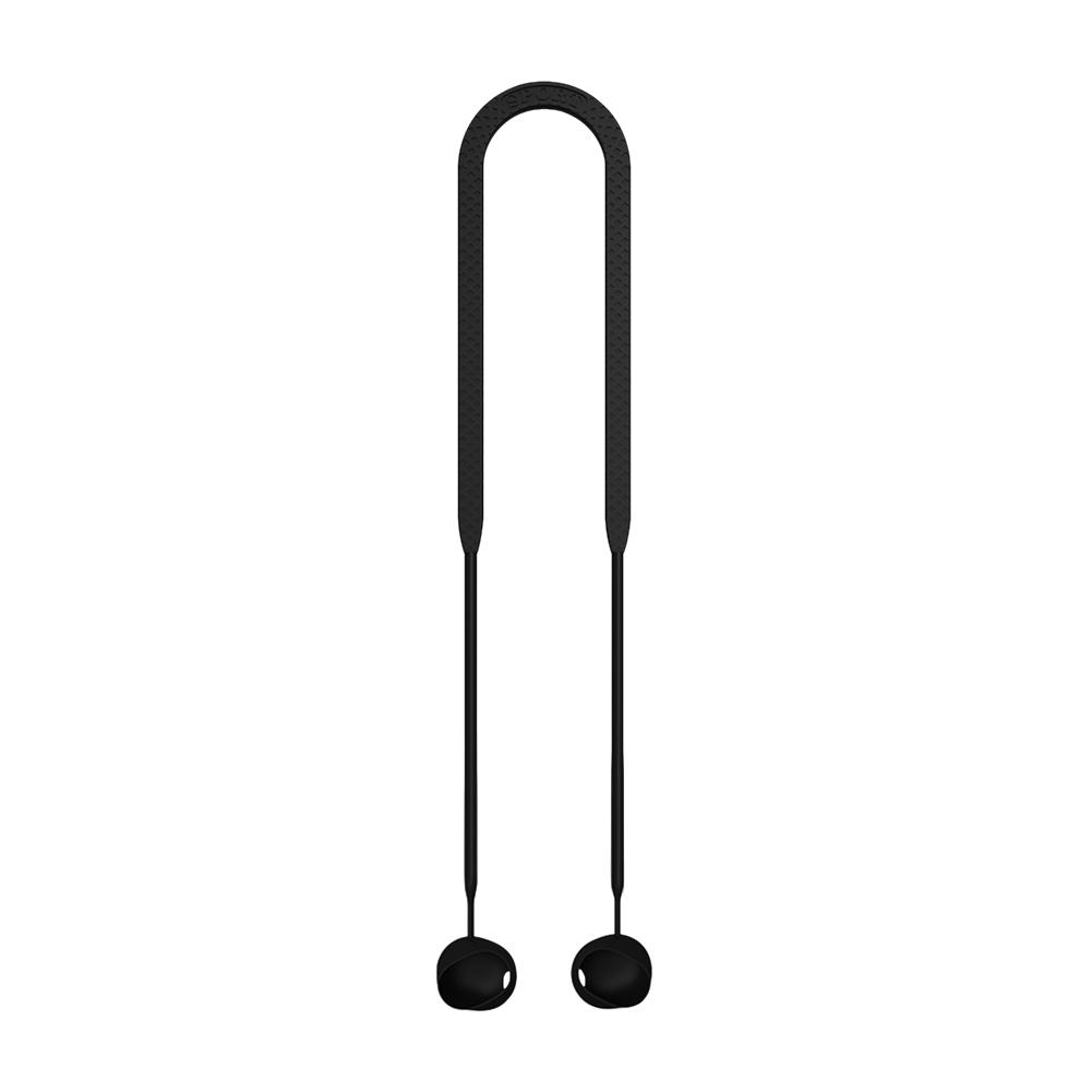 

Earphone Strap for for Beats Studio Buds Anti Lost Strap Silicone Rope for Bluetooth-Compatible Earphones Silicone Lanyard чёрный