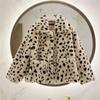 Plush Jacket Women Winter Short Korean Version Loose Faux Fur Leopard Print Coat