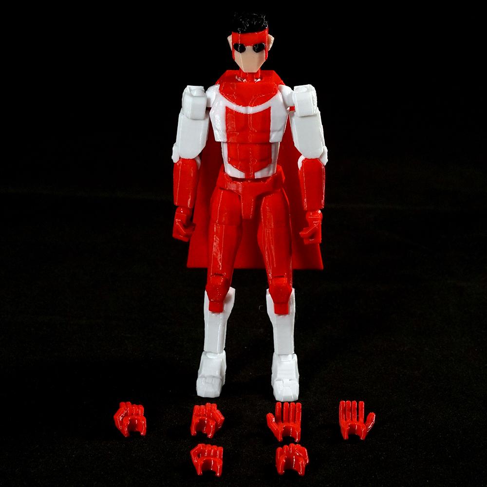 Giocattoli Invincibili Stampati in 3D Action Figure Modello Anime Lucky Dummy 13 Supereroi Mark Thragg Giocattolo Multiaricolato Ornamenti Regali