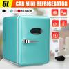 Portable Car/Home Refrigerator Freezer Warmer Outdoor 6L Mini Fridge Refrigerator Icebox For Camping 42W